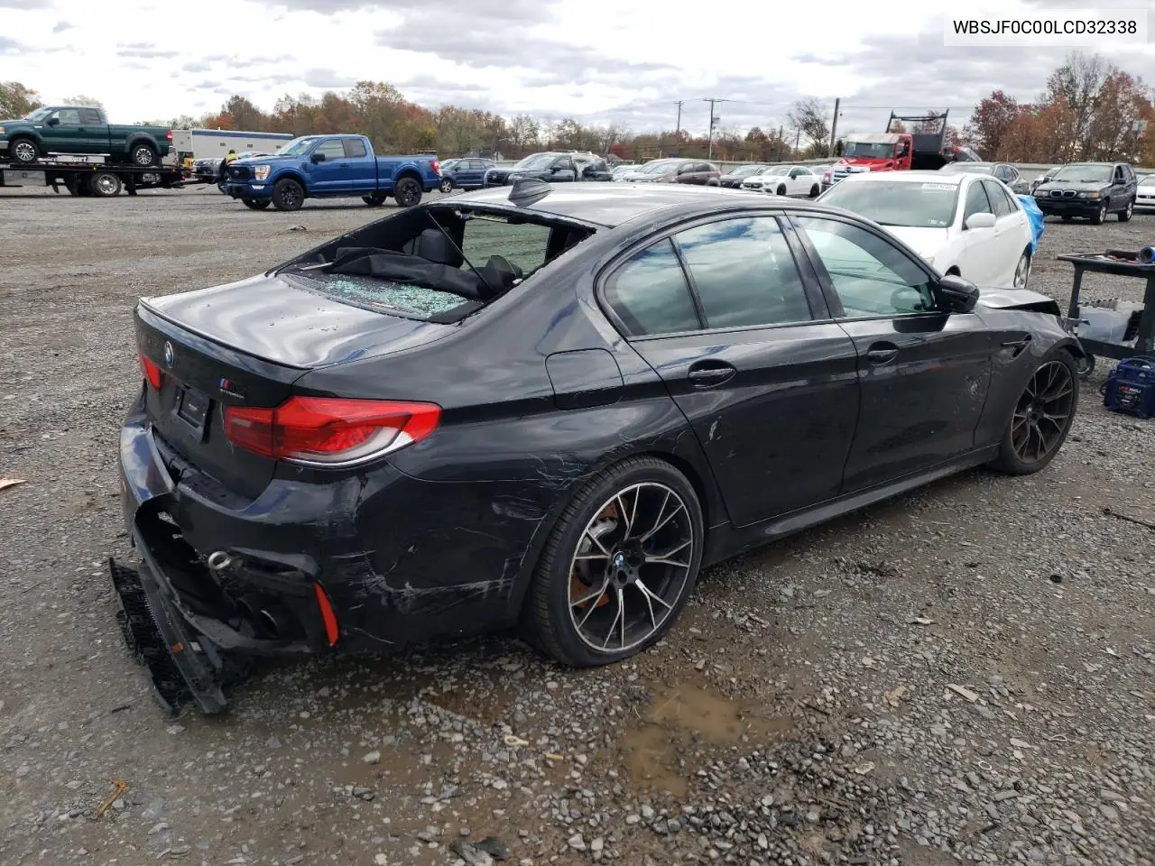 2020 BMW M5 Base VIN: WBSJF0C00LCD32338 Lot: 90515165
