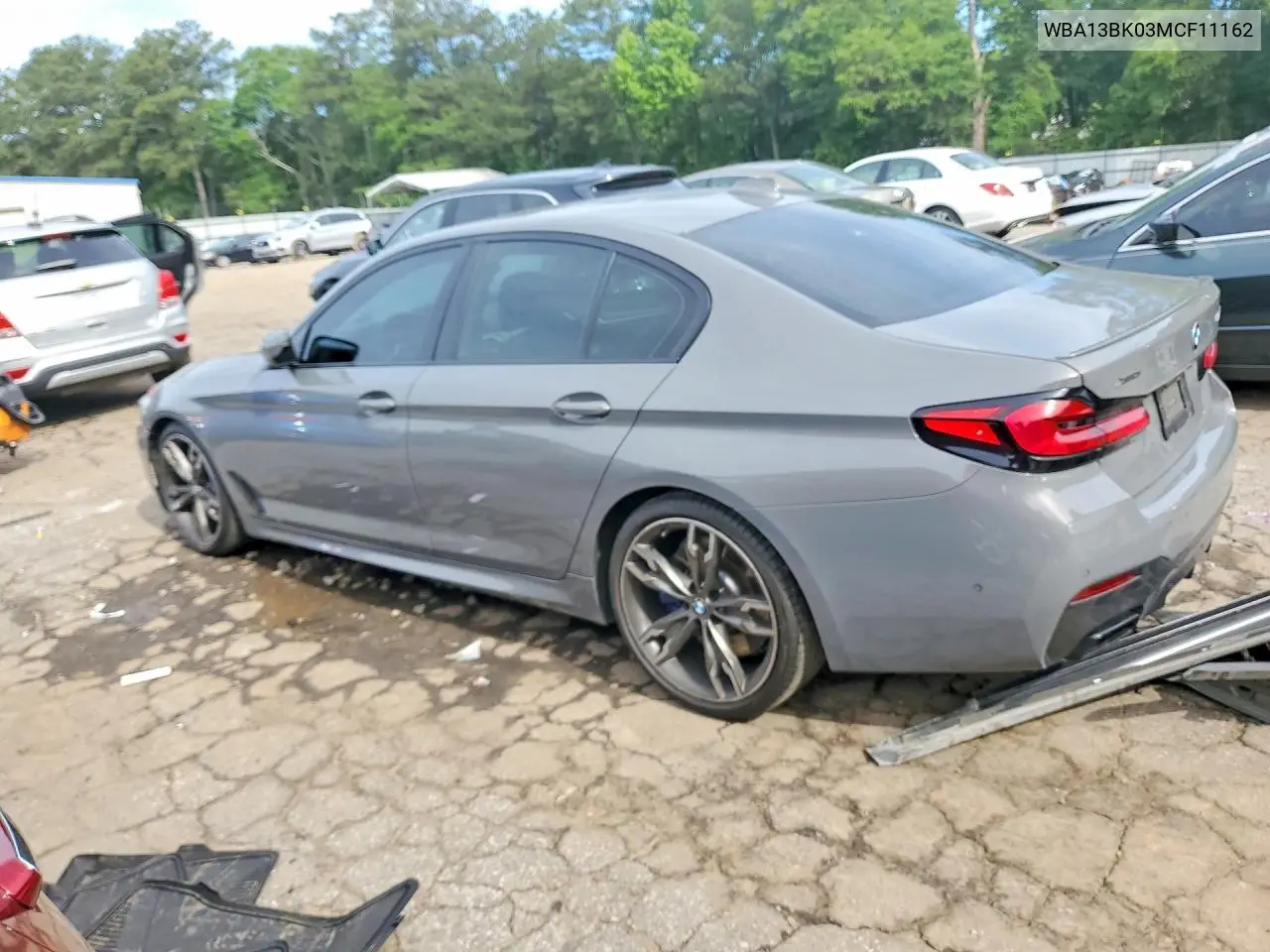 2021 BMW M550Xi VIN: WBA13BK03MCF11162 Lot: 52353536