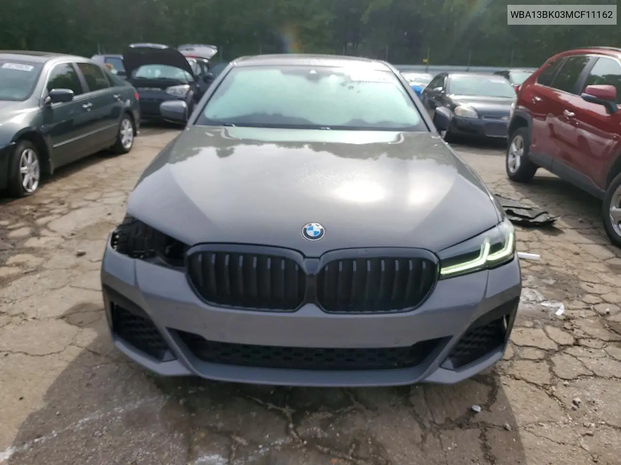 2021 BMW M550Xi VIN: WBA13BK03MCF11162 Lot: 52353536