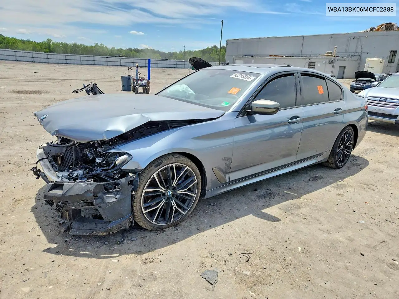 2021 BMW M550Xi VIN: WBA13BK06MCF02388 Lot: 55293526