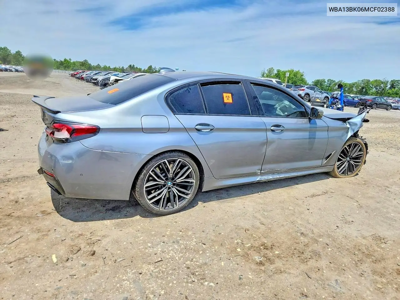 2021 BMW M550Xi VIN: WBA13BK06MCF02388 Lot: 55293526