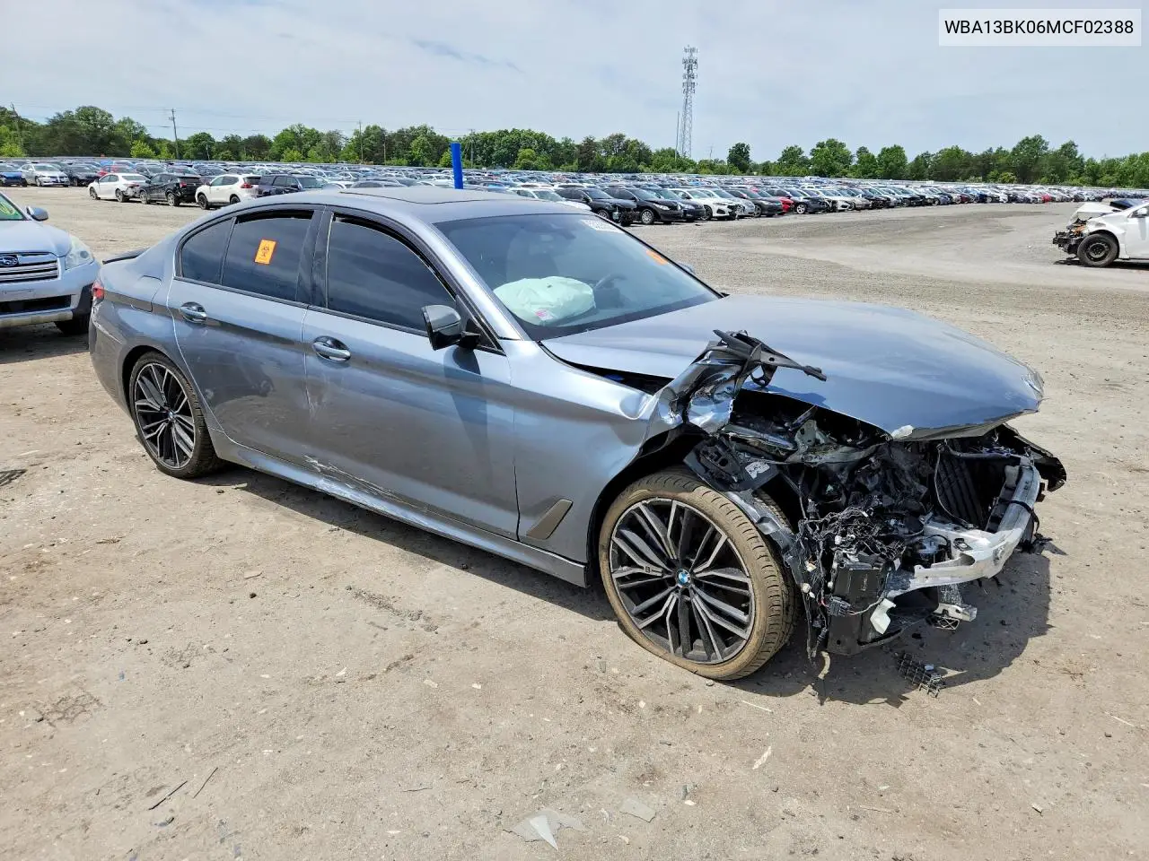 2021 BMW M550Xi VIN: WBA13BK06MCF02388 Lot: 55293526