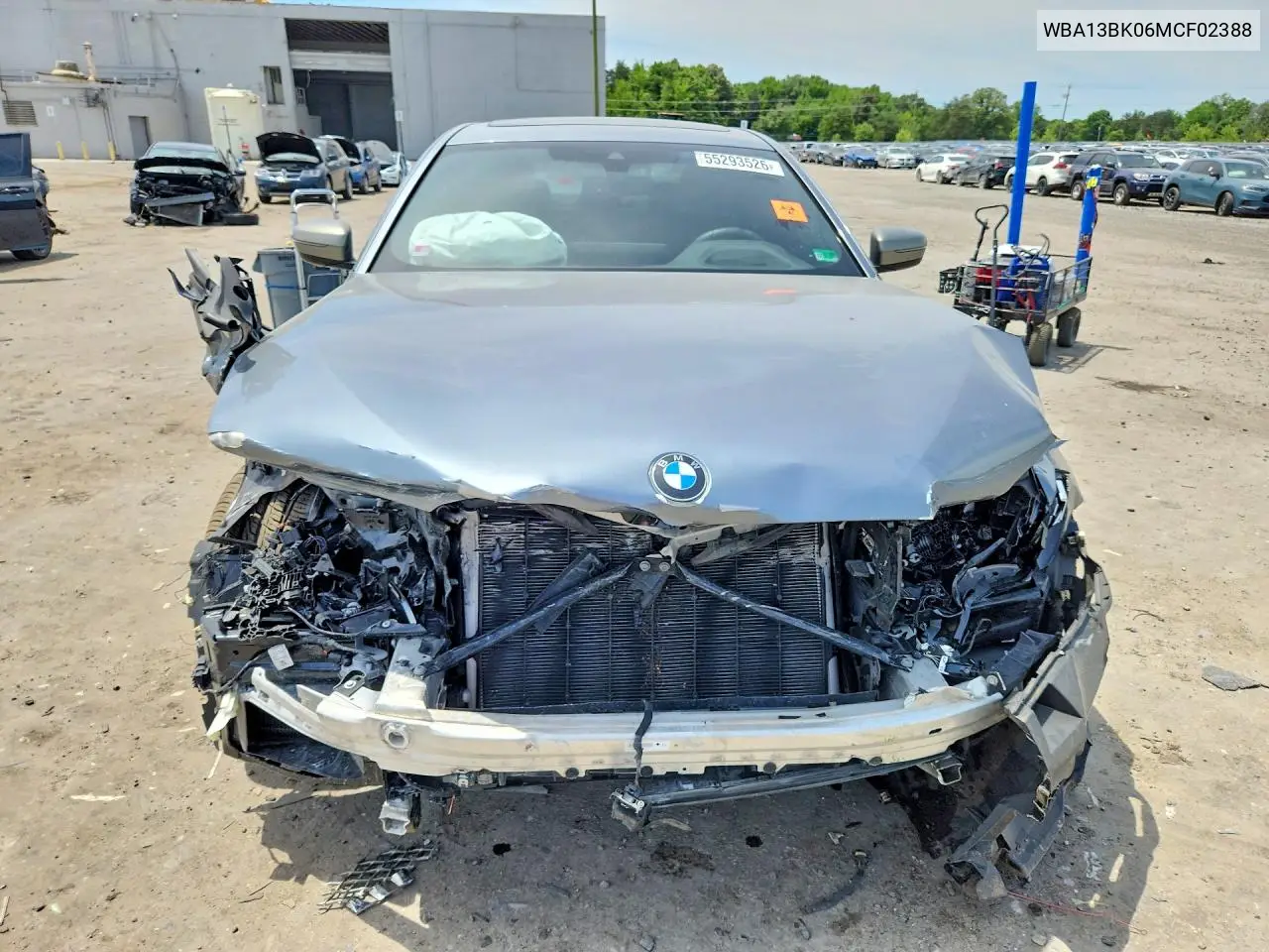 2021 BMW M550Xi VIN: WBA13BK06MCF02388 Lot: 55293526