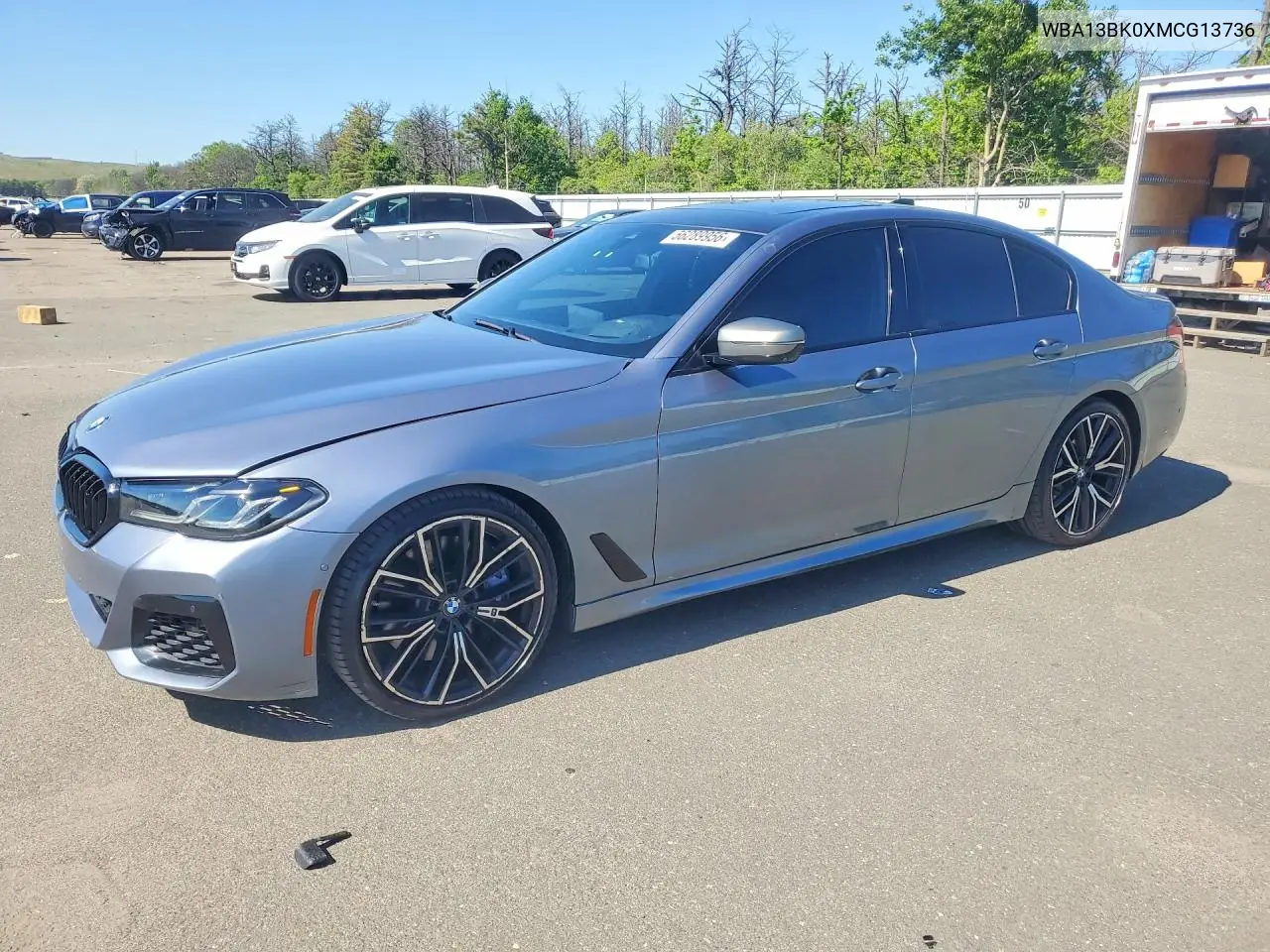 2021 BMW M550Xi VIN: WBA13BK0XMCG13736 Lot: 56289956