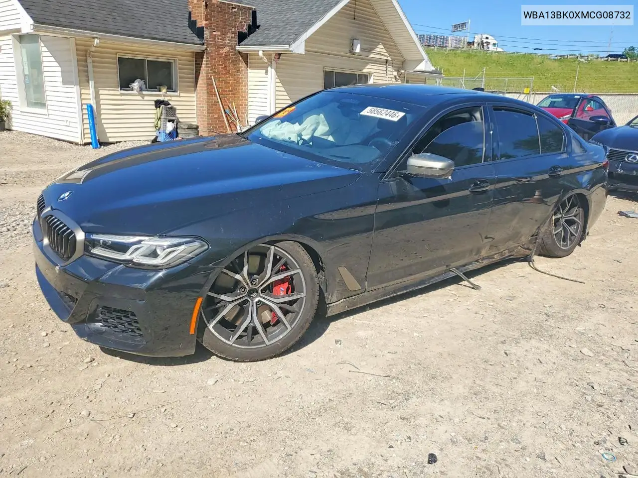 2021 BMW M550Xi VIN: WBA13BK0XMCG08732 Lot: 58562446