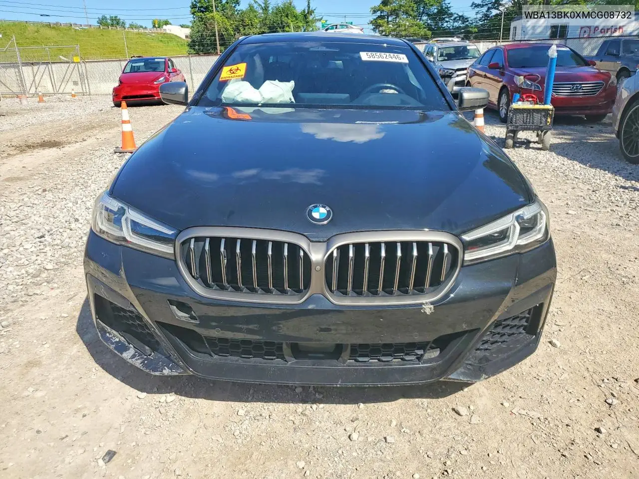 2021 BMW M550Xi VIN: WBA13BK0XMCG08732 Lot: 58562446