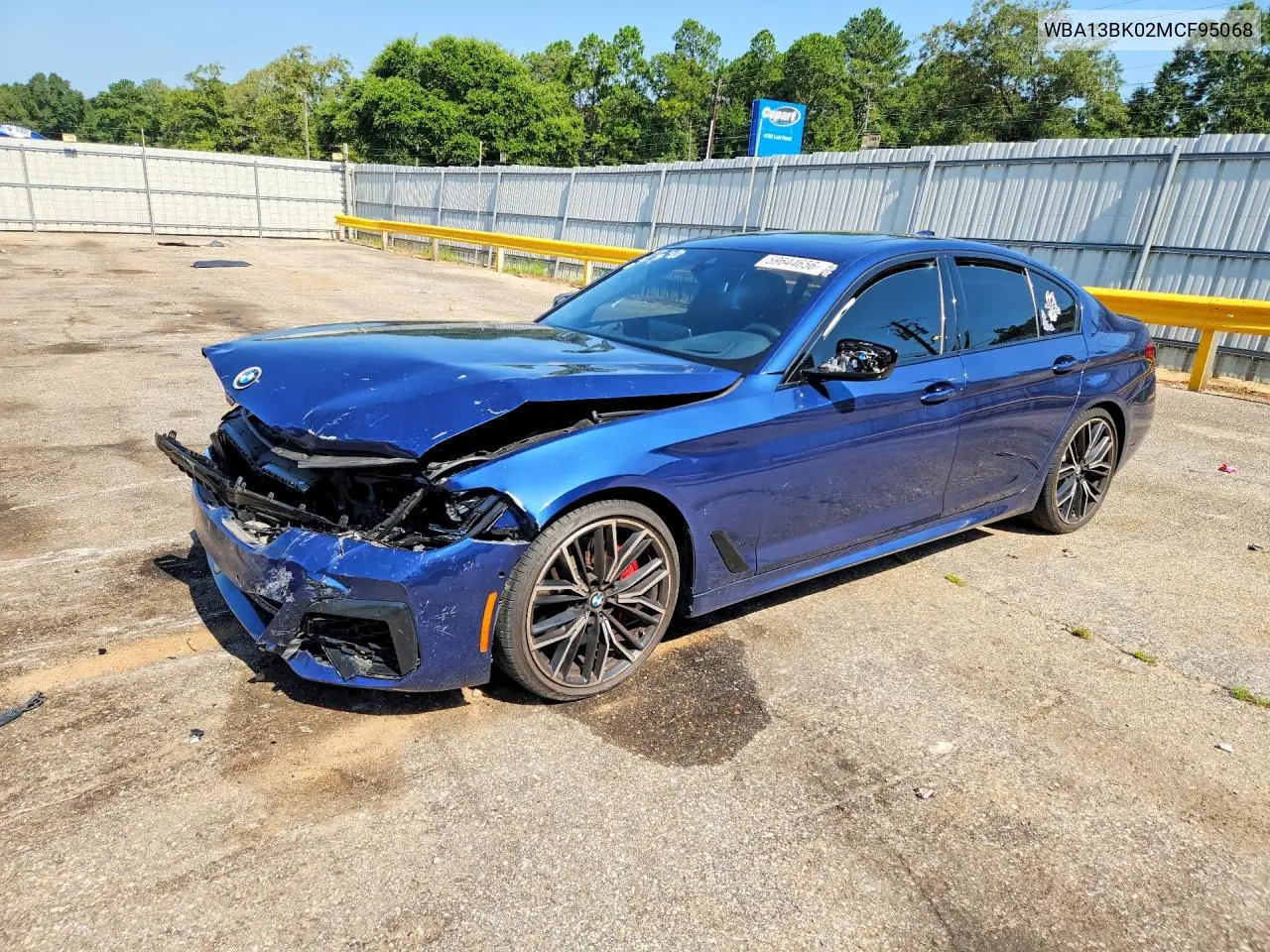 2021 BMW M550Xi VIN: WBA13BK02MCF95068 Lot: 59644656