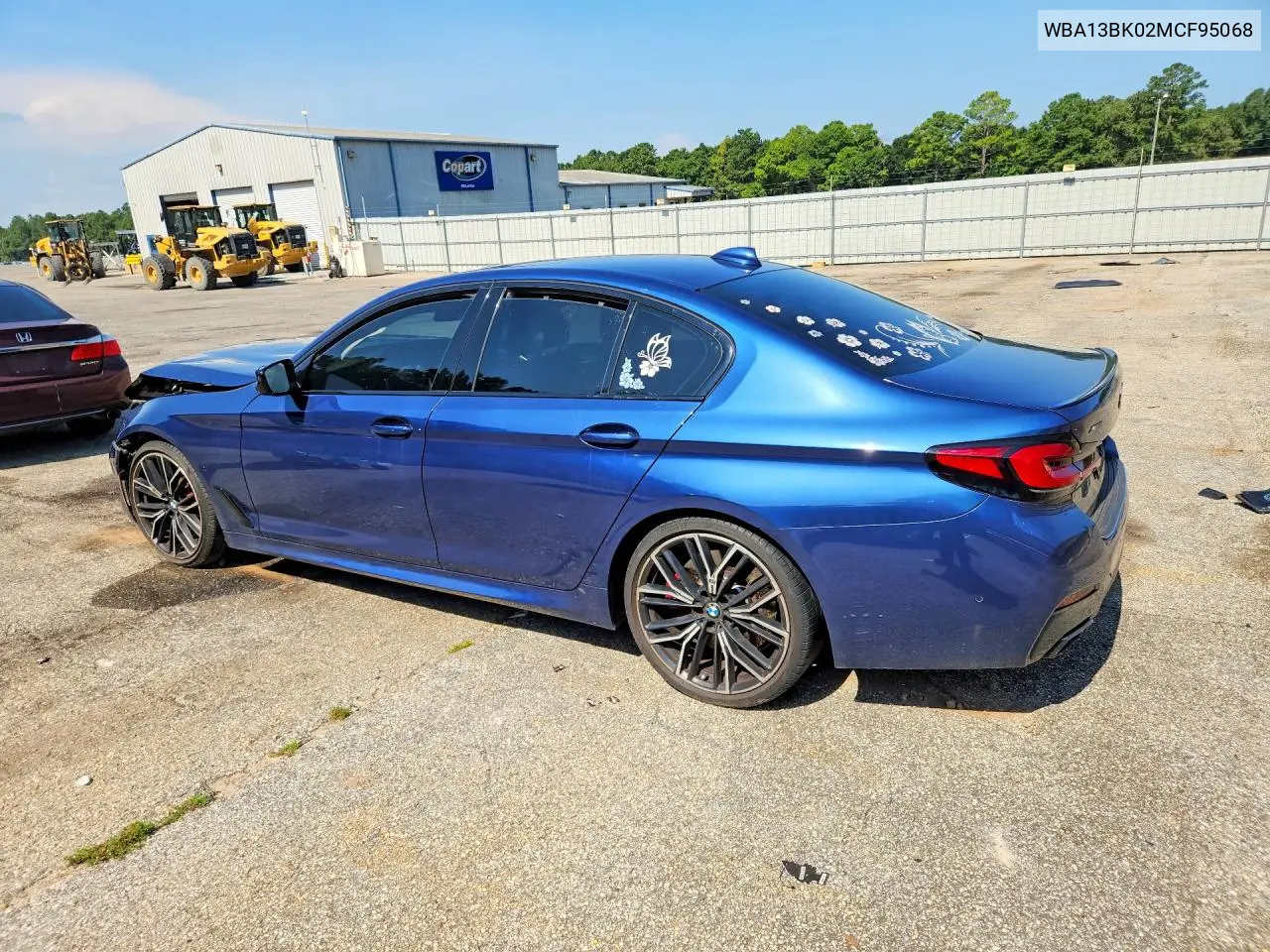 2021 BMW M550Xi VIN: WBA13BK02MCF95068 Lot: 59644656