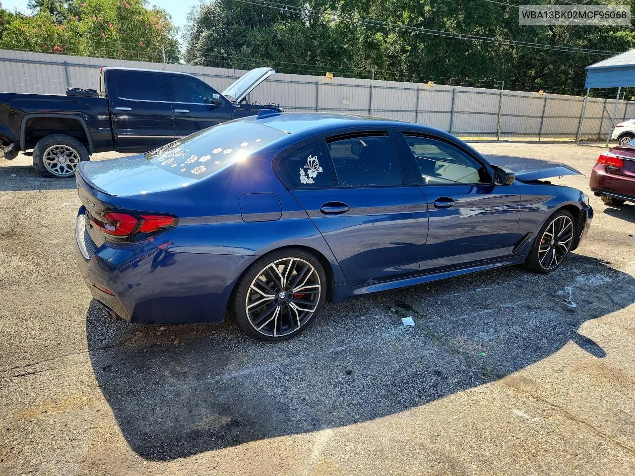 2021 BMW M550Xi VIN: WBA13BK02MCF95068 Lot: 59644656