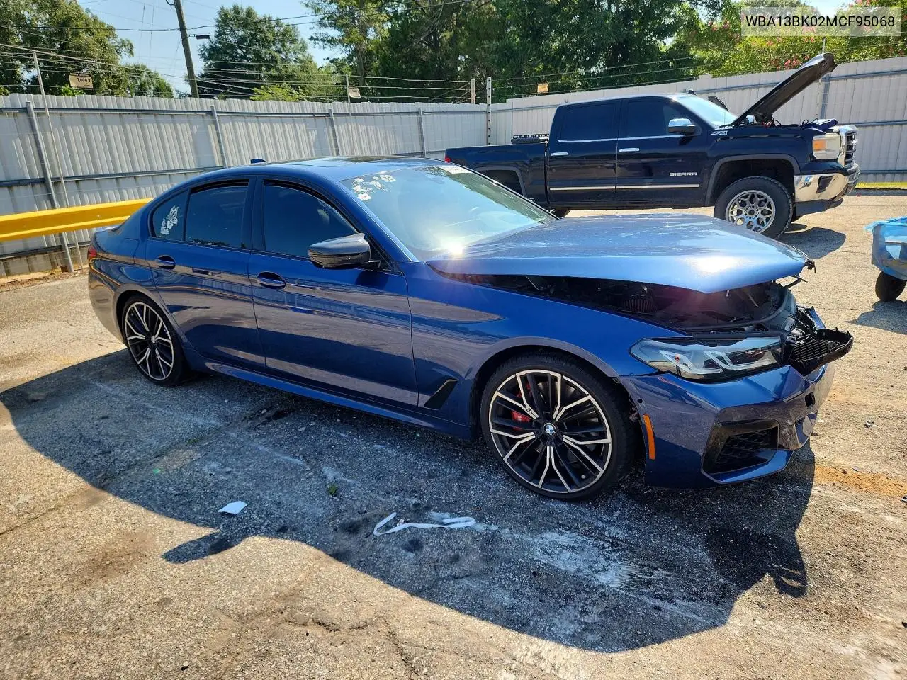 2021 BMW M550Xi VIN: WBA13BK02MCF95068 Lot: 59644656