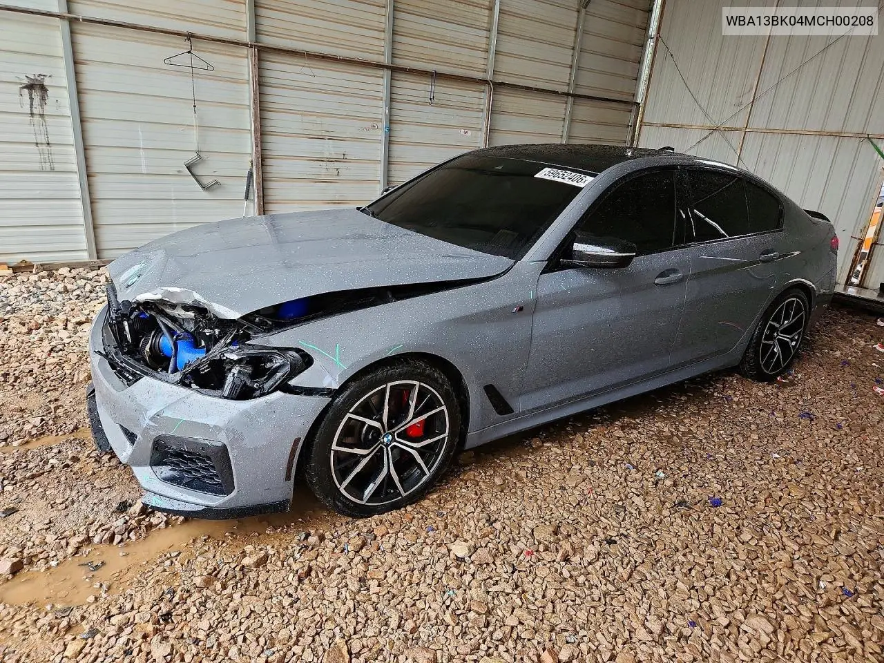 2021 BMW M550Xi VIN: WBA13BK04MCH00208 Lot: 59652406