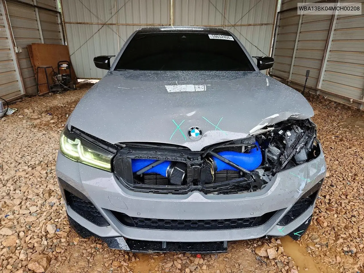 2021 BMW M550Xi VIN: WBA13BK04MCH00208 Lot: 59652406