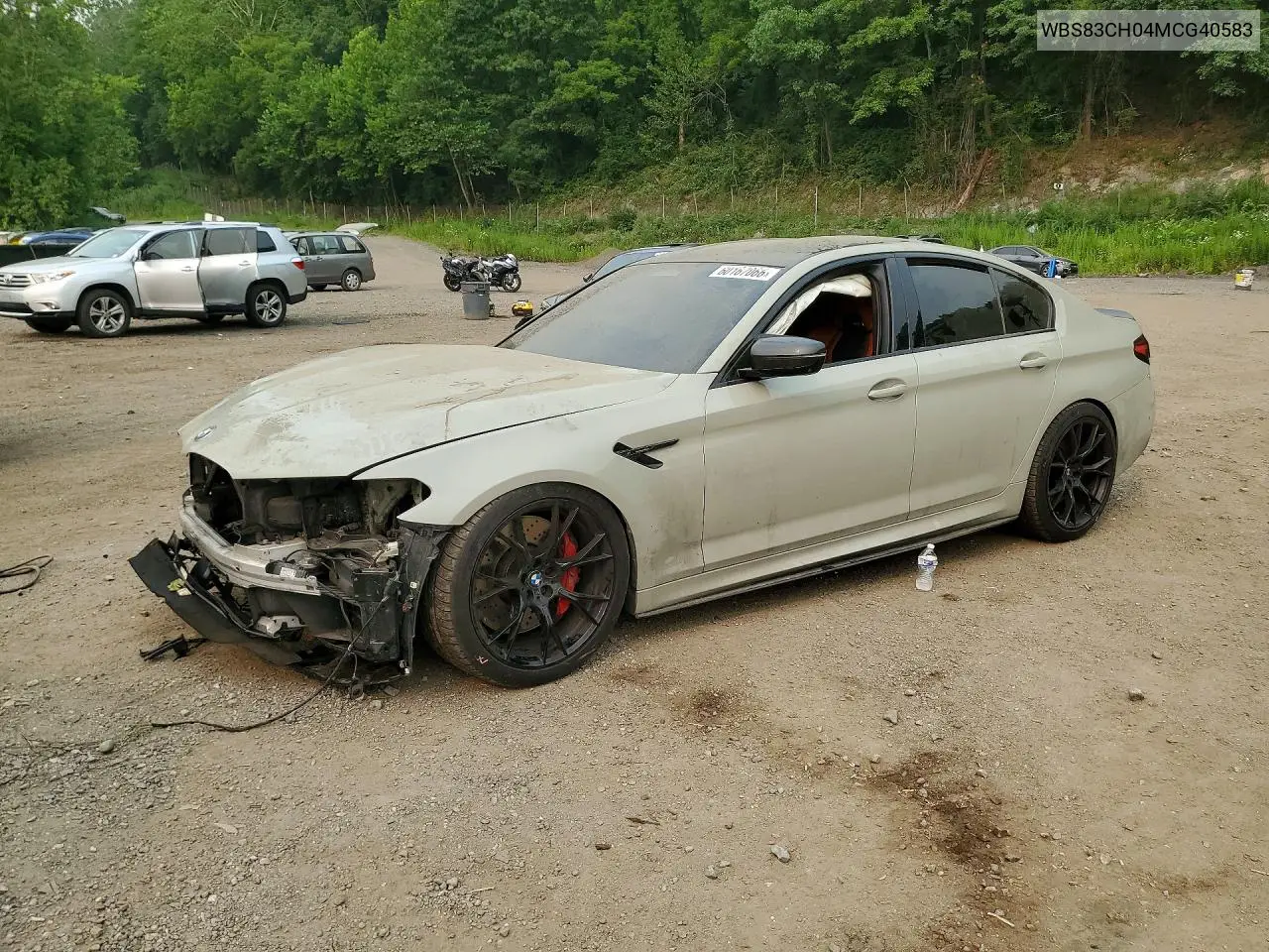 2021 BMW M5 VIN: WBS83CH04MCG40583 Lot: 60167066