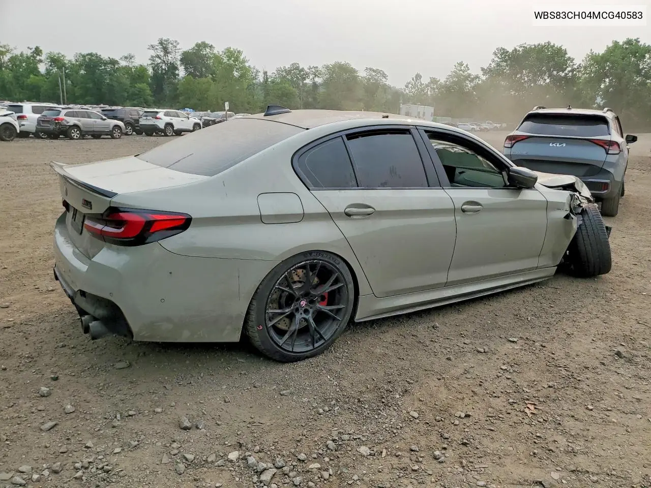 2021 BMW M5 VIN: WBS83CH04MCG40583 Lot: 60167066