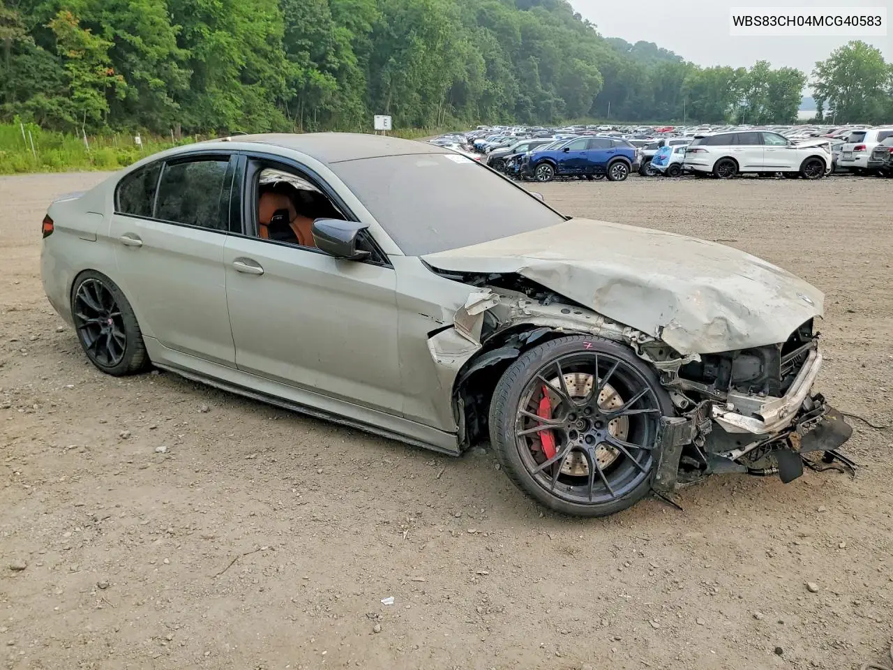 2021 BMW M5 VIN: WBS83CH04MCG40583 Lot: 60167066