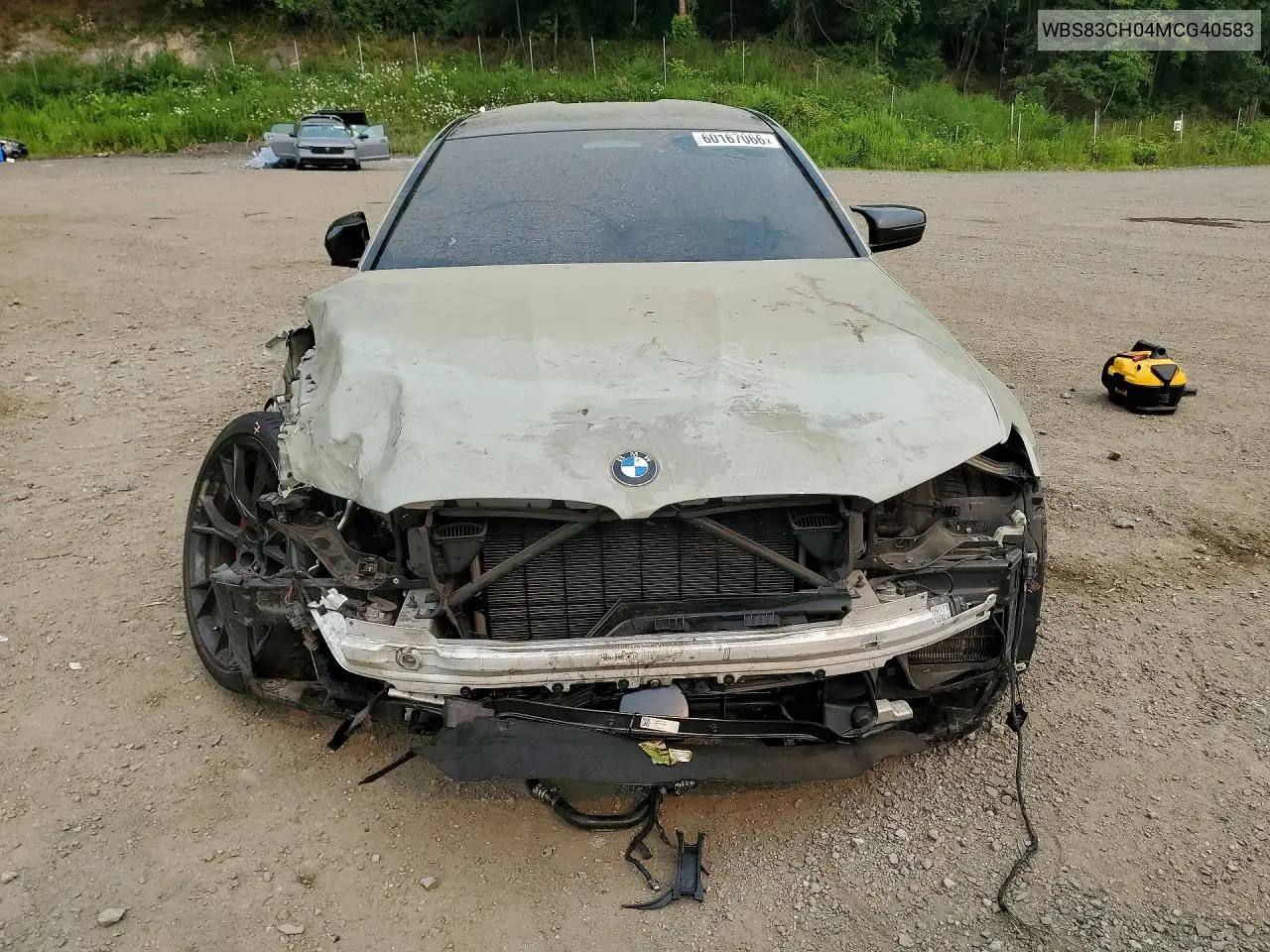 2021 BMW M5 VIN: WBS83CH04MCG40583 Lot: 60167066