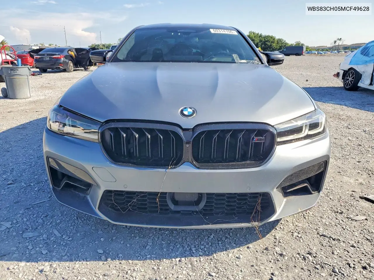 2021 BMW M5 VIN: WBS83CH05MCF49628 Lot: 60314106