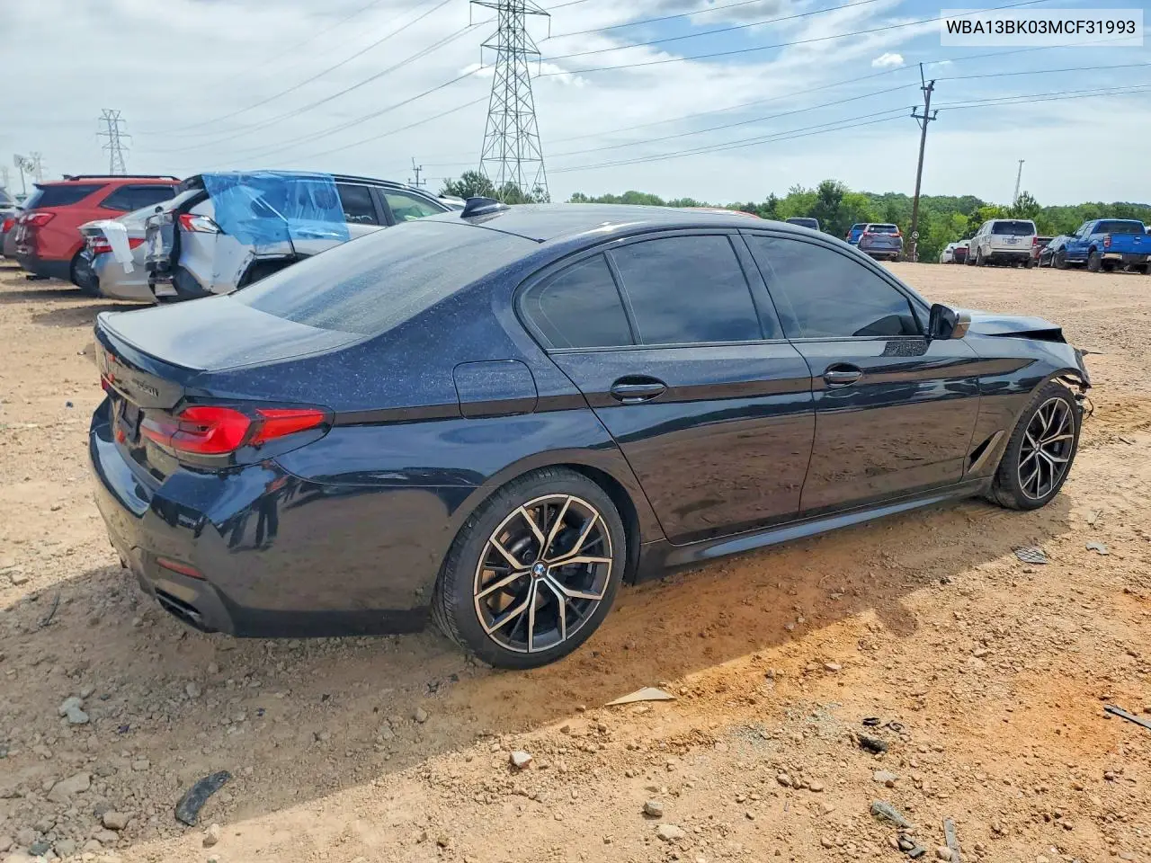2021 BMW M550Xi VIN: WBA13BK03MCF31993 Lot: 60861266