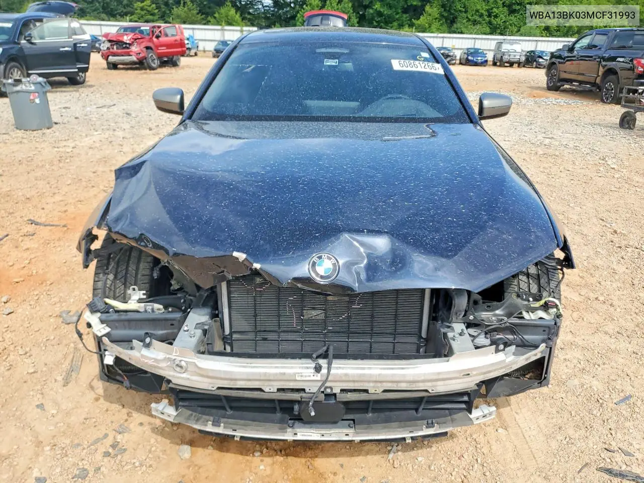 2021 BMW M550Xi VIN: WBA13BK03MCF31993 Lot: 60861266