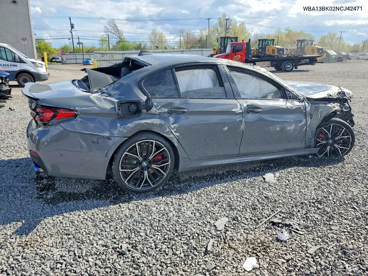 2022 BMW M550Xi VIN: WBA13BK02NCJ42471 Lot: 50513946