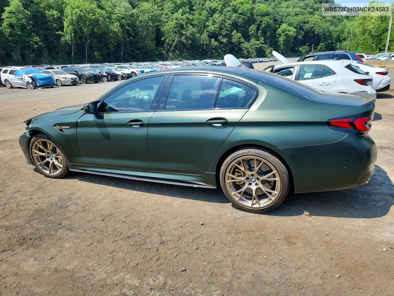2022 BMW M5 Cs VIN: WBS73CH03NCK24583 Lot: 59678166