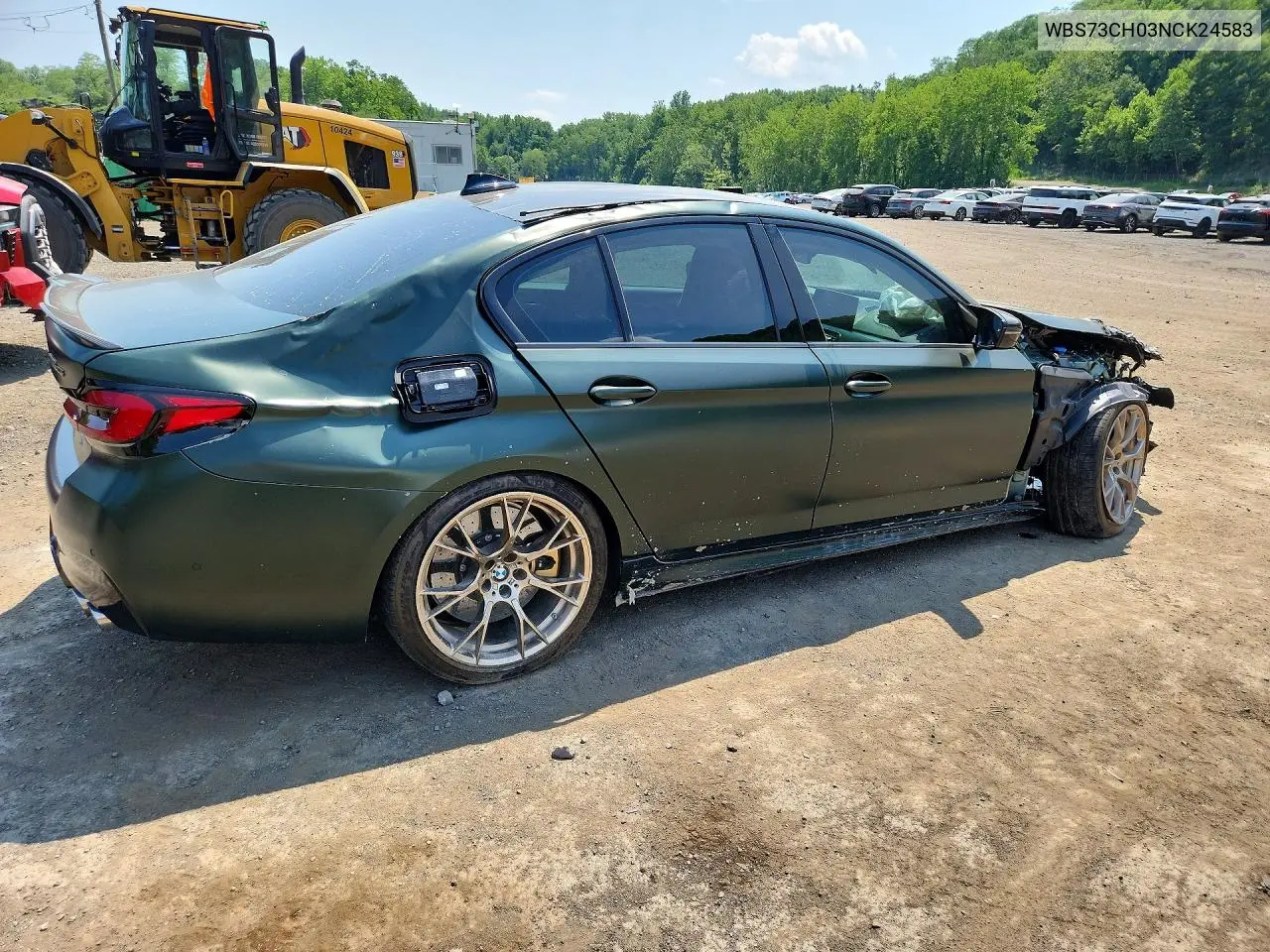 2022 BMW M5 Cs VIN: WBS73CH03NCK24583 Lot: 59678166