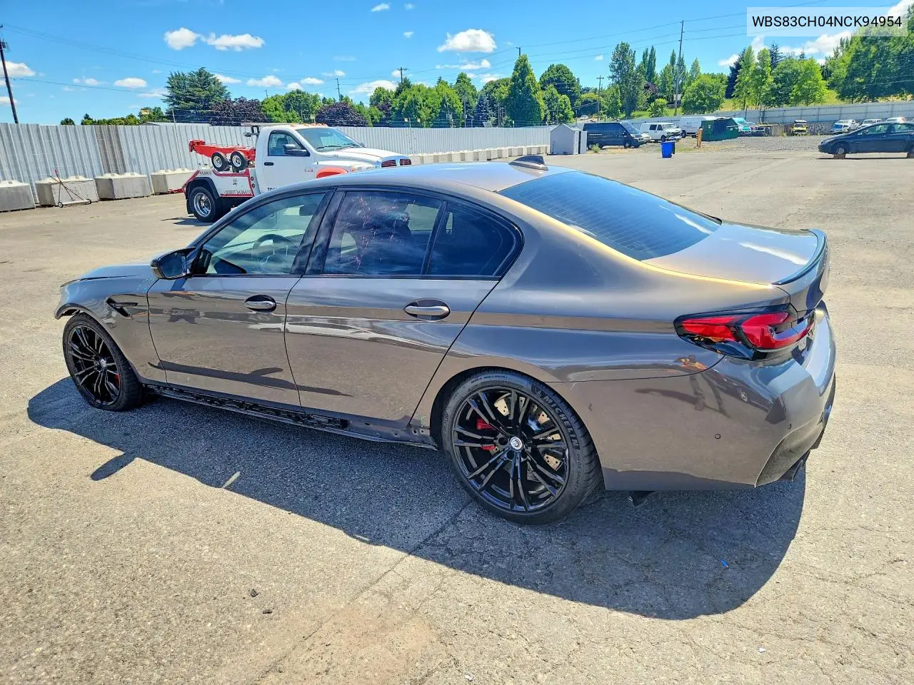 2022 BMW M5 VIN: WBS83CH04NCK94954 Lot: 59908906