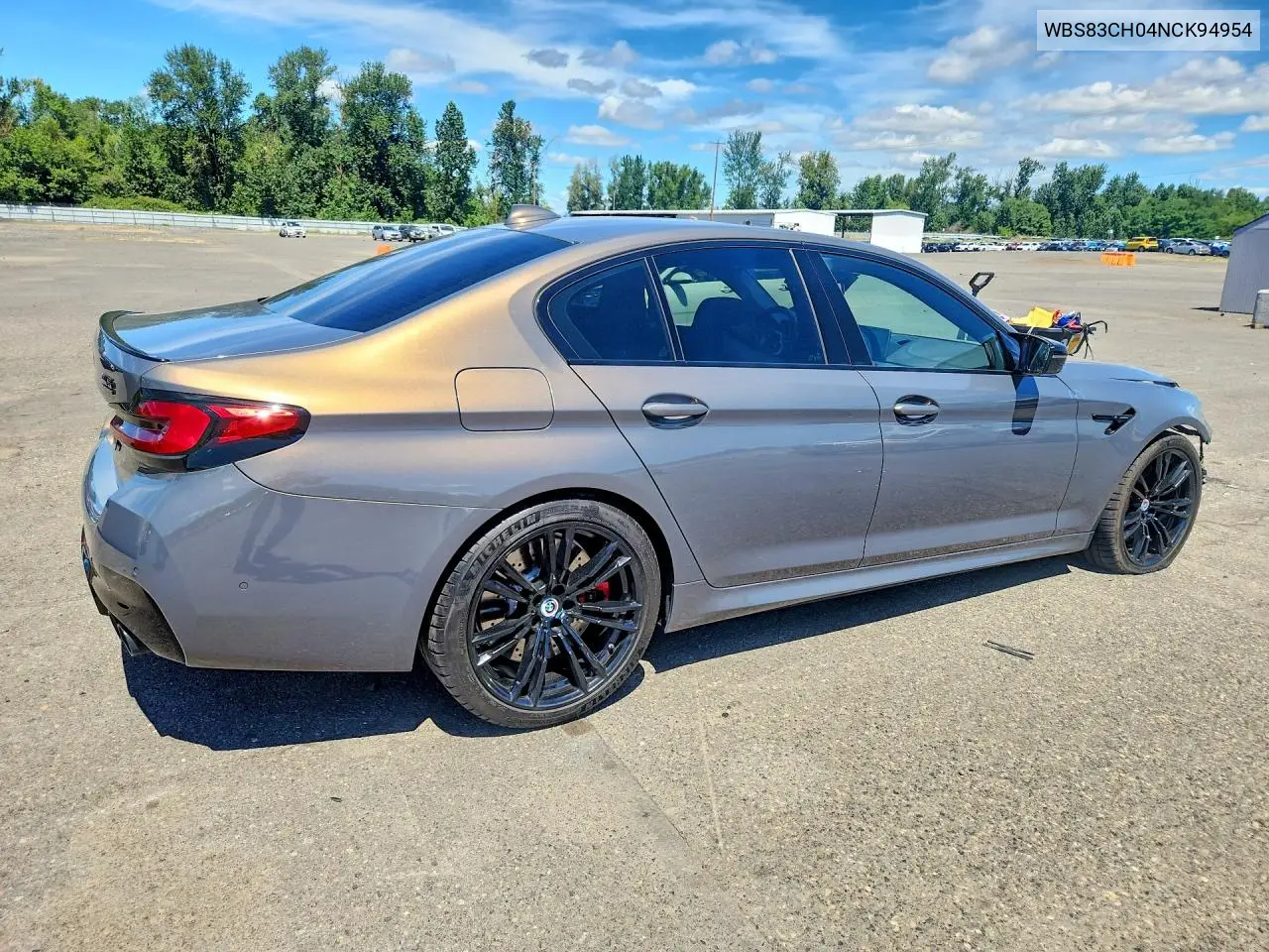 2022 BMW M5 VIN: WBS83CH04NCK94954 Lot: 59908906