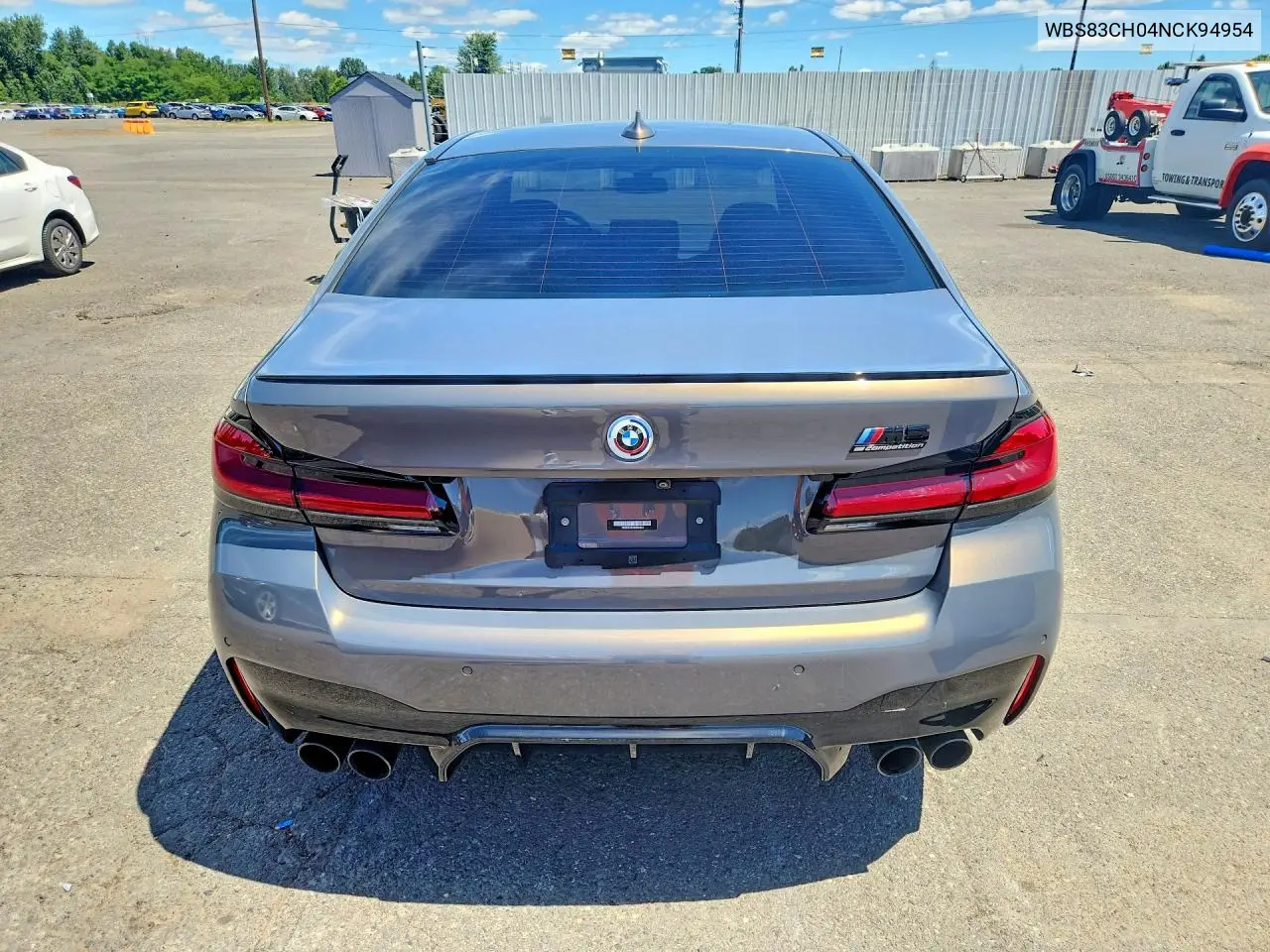 2022 BMW M5 VIN: WBS83CH04NCK94954 Lot: 59908906