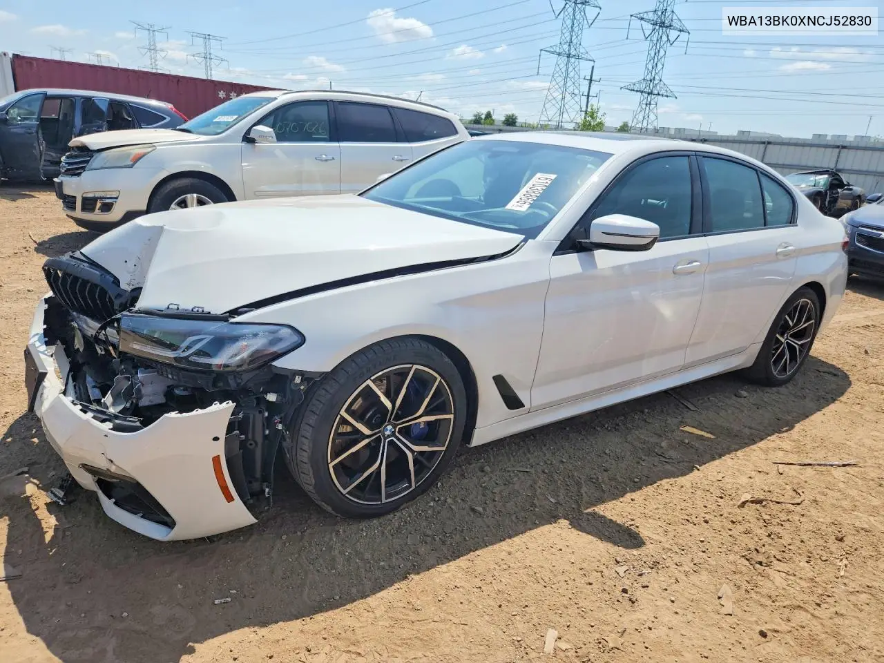 2022 BMW M550Xi VIN: WBA13BK0XNCJ52830 Lot: 61038866