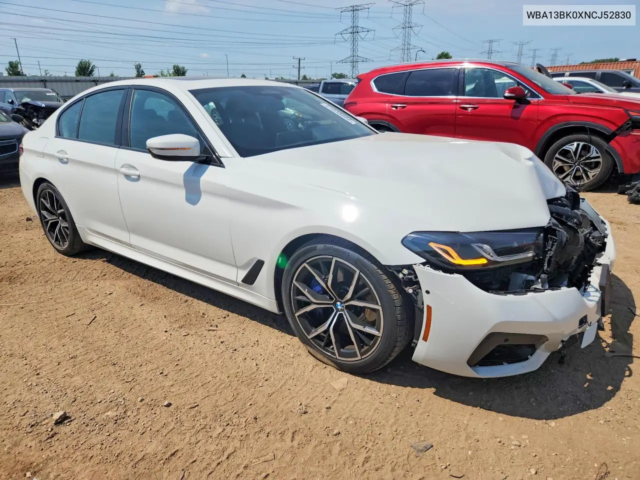 2022 BMW M550Xi VIN: WBA13BK0XNCJ52830 Lot: 61038866