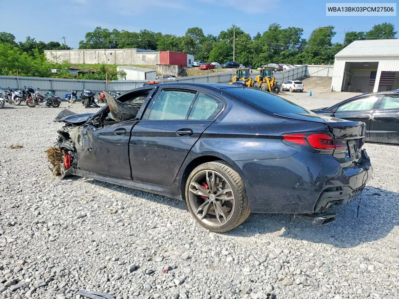 2023 BMW M550Xi VIN: WBA13BK03PCM27506 Lot: 59588146