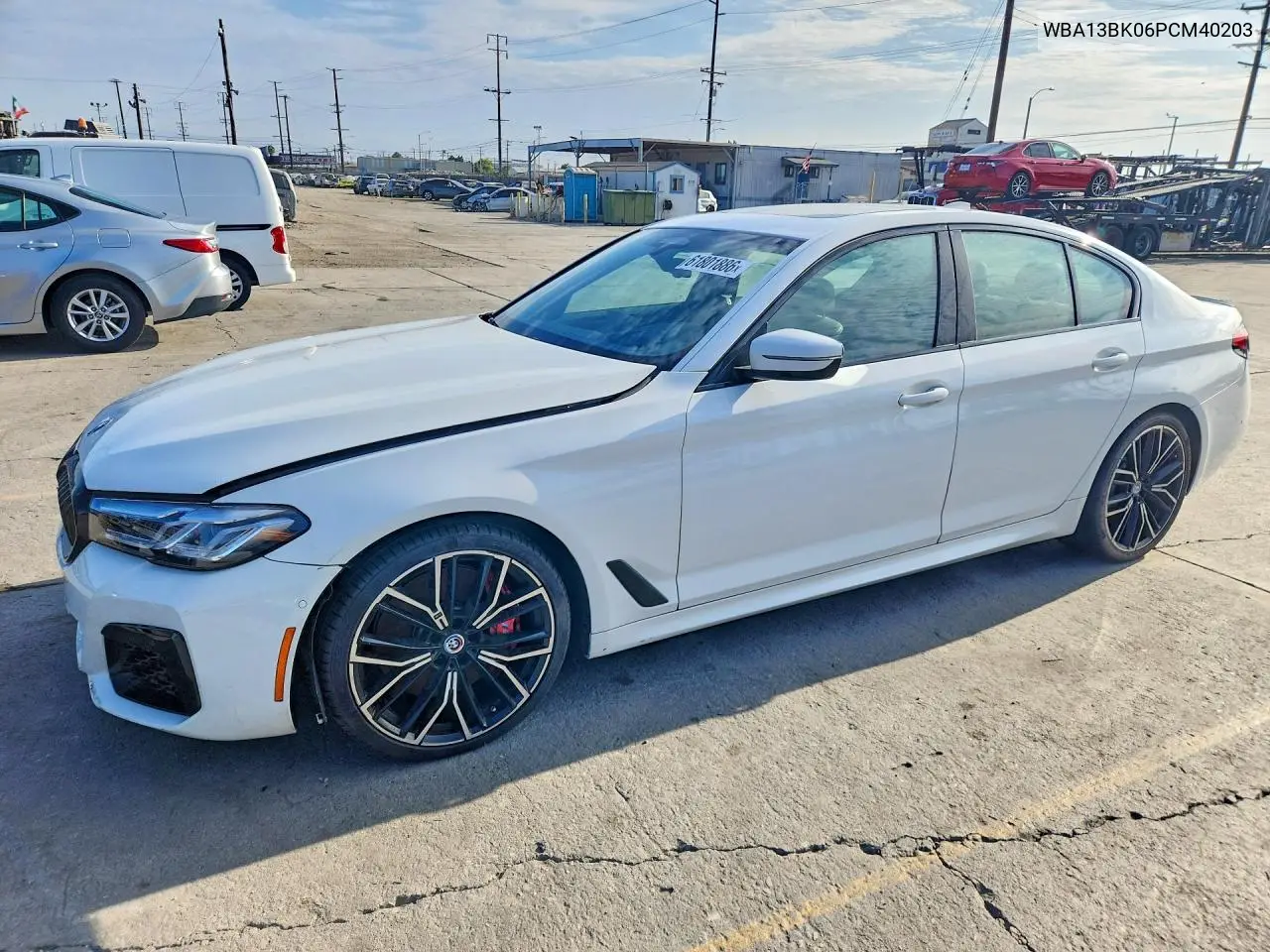 2023 BMW M550Xi VIN: WBA13BK06PCM40203 Lot: 61801886