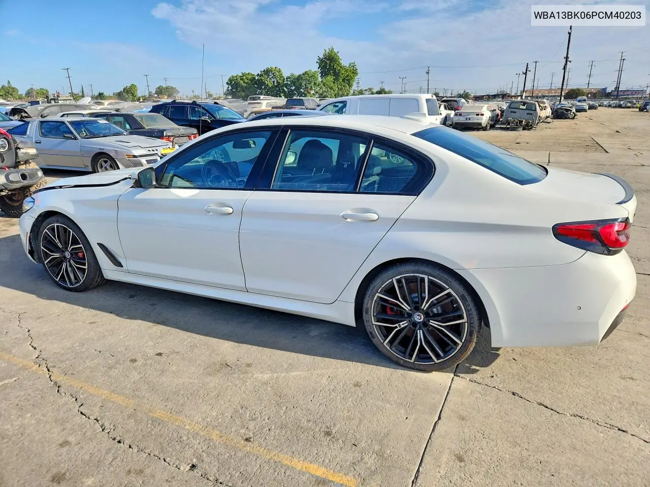 2023 BMW M550Xi VIN: WBA13BK06PCM40203 Lot: 61801886