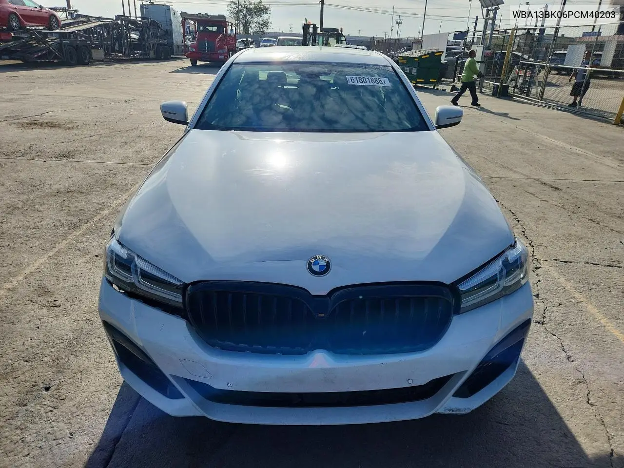 2023 BMW M550Xi VIN: WBA13BK06PCM40203 Lot: 61801886