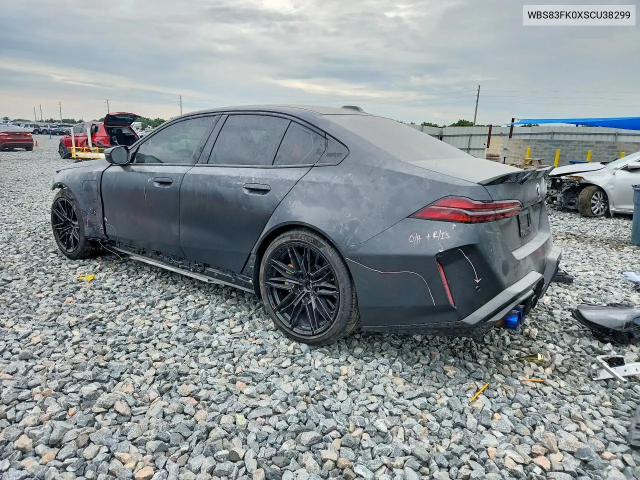 2025 BMW M5 VIN: WBS83FK0XSCU38299 Lot: 55058326