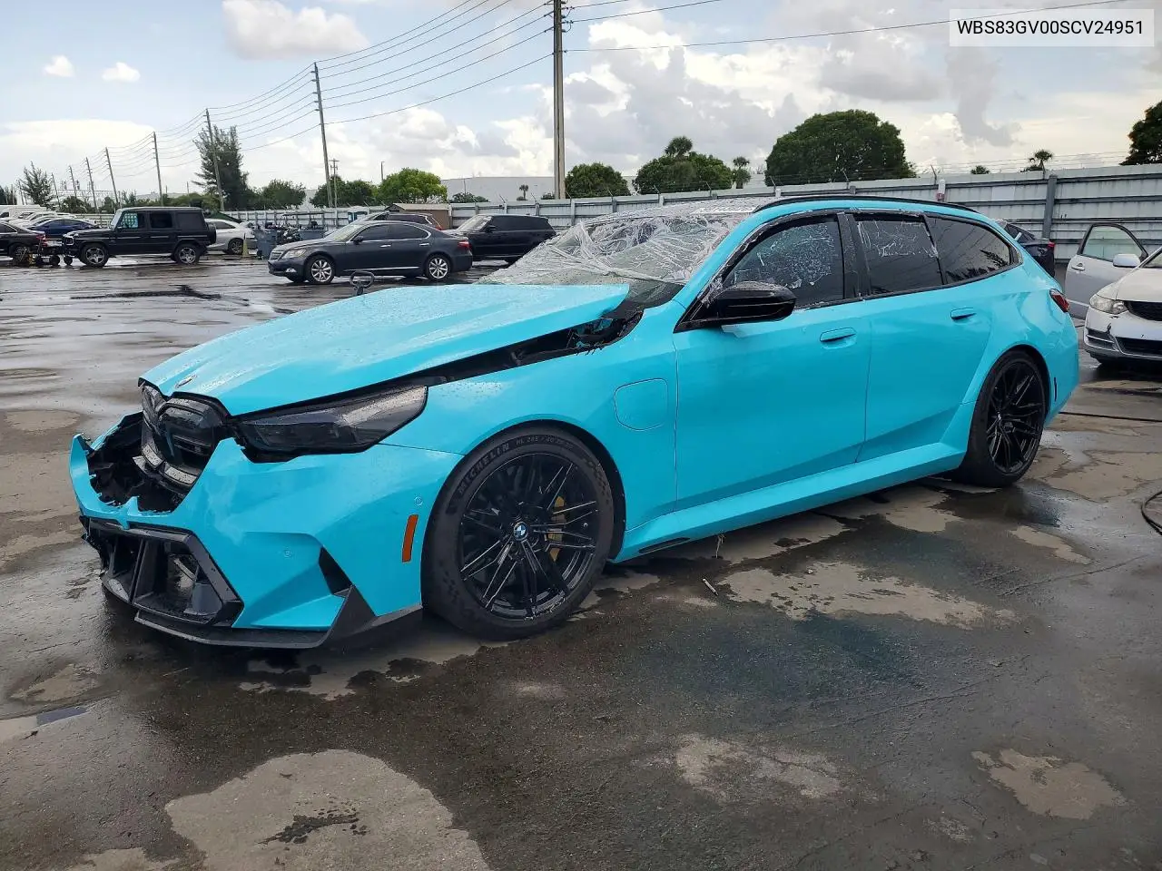 2025 BMW M5 Touring VIN: WBS83GV00SCV24951 Lot: 59143826