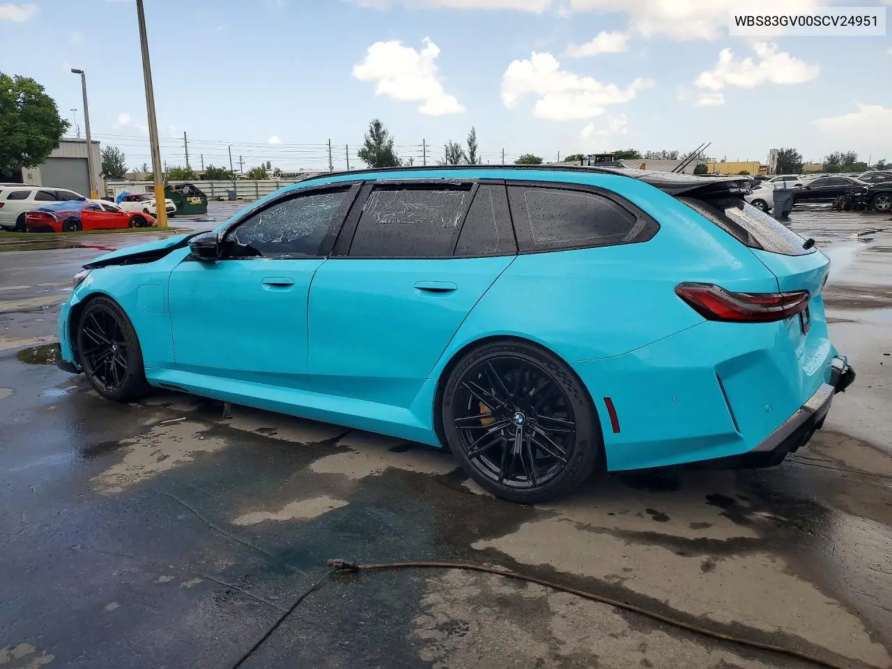 2025 BMW M5 Touring VIN: WBS83GV00SCV24951 Lot: 59143826