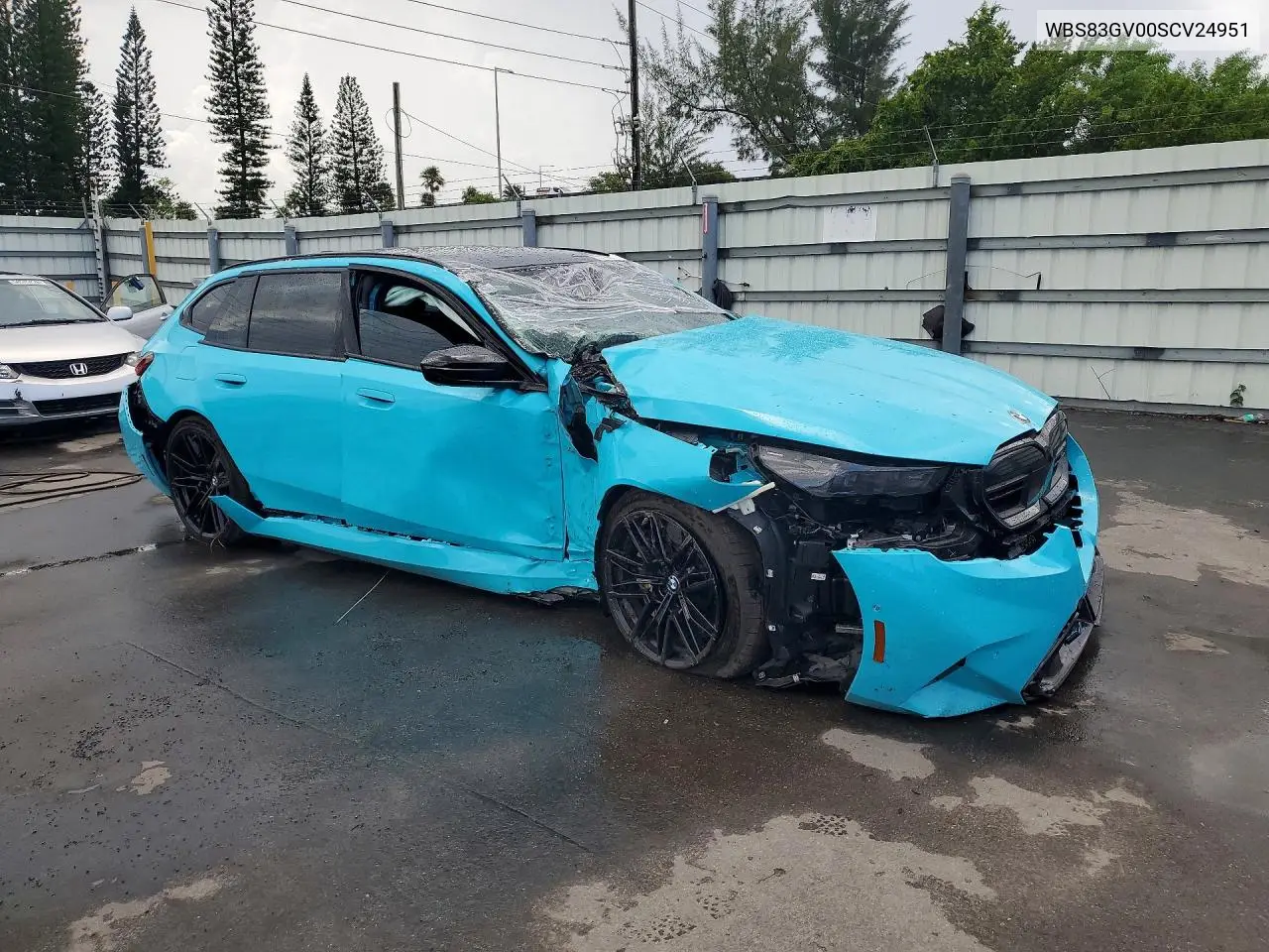 2025 BMW M5 Touring VIN: WBS83GV00SCV24951 Lot: 59143826