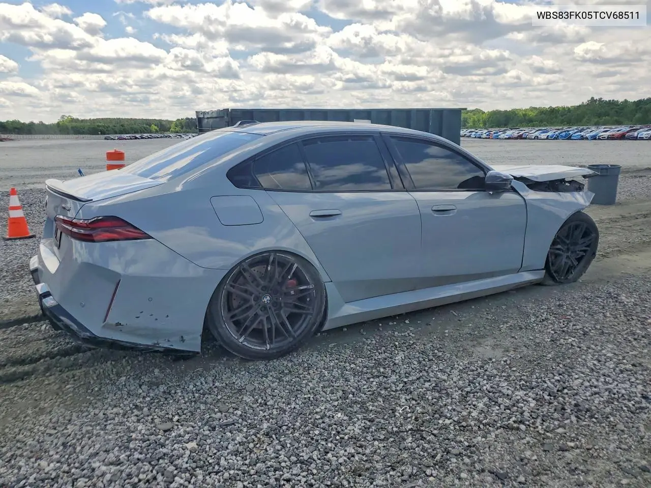 2026 BMW M5 VIN: WBS83FK05TCV68511 Lot: 52406316