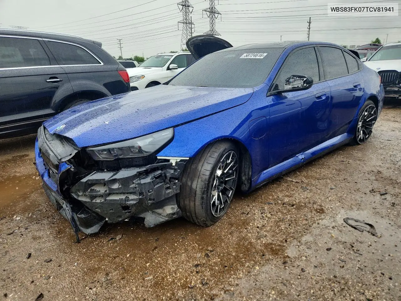 2026 BMW M5 VIN: WBS83FK07TCV81941 Lot: 58724616