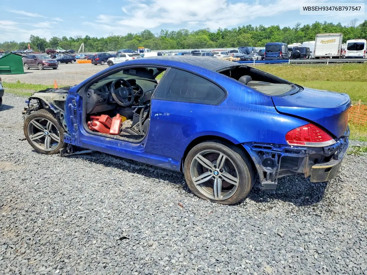 2006 BMW M6 VIN: WBSEH93476B797547 Lot: 55764266