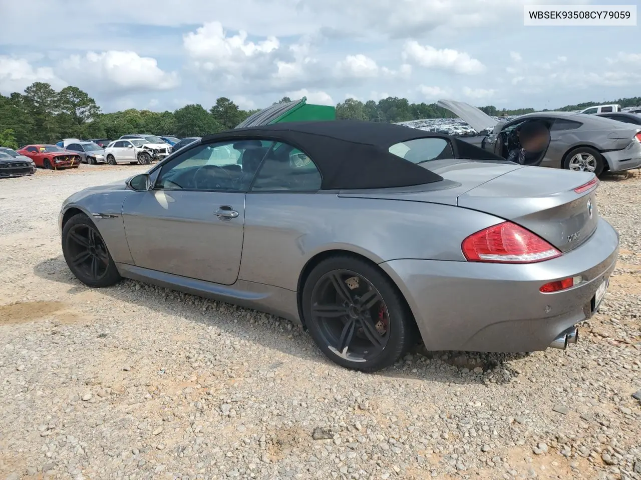 2008 BMW M6 VIN: WBSEK93508CY79059 Lot: 90722625