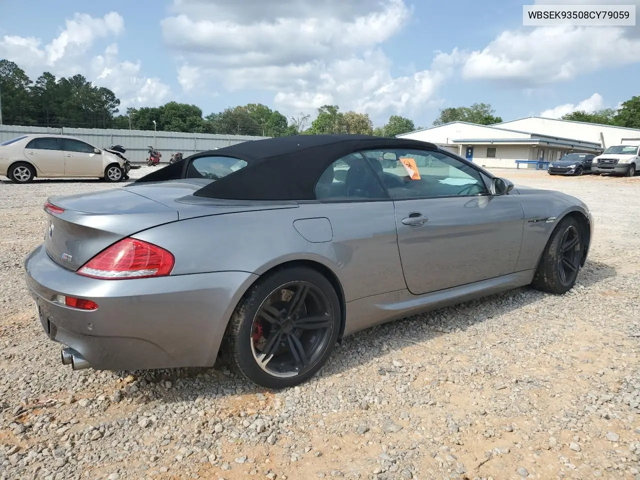 2008 BMW M6 VIN: WBSEK93508CY79059 Lot: 90722625