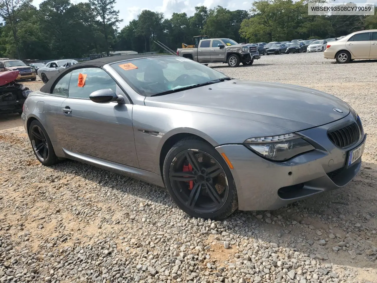 2008 BMW M6 VIN: WBSEK93508CY79059 Lot: 90722625