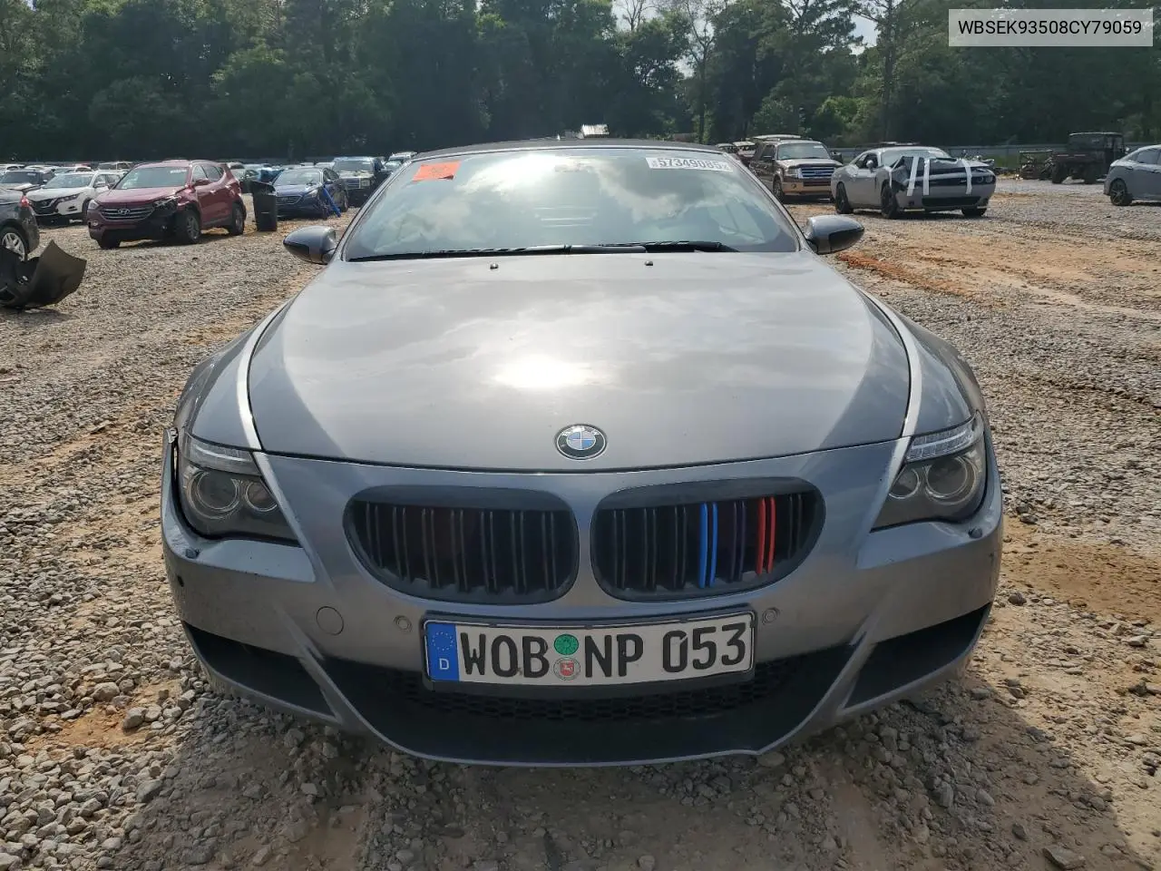 2008 BMW M6 VIN: WBSEK93508CY79059 Lot: 90722625