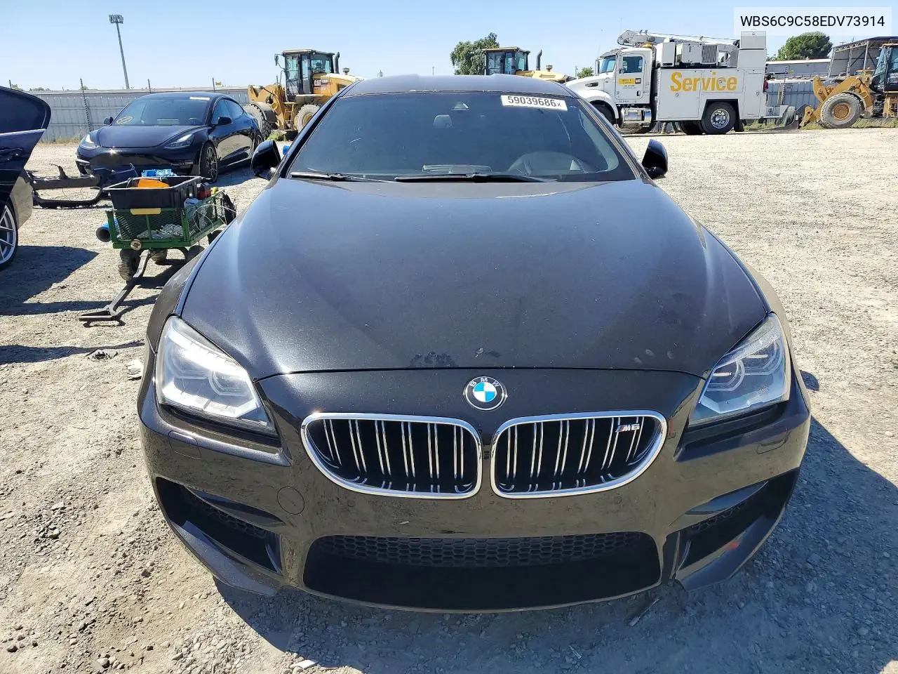 2014 BMW M6 Gran Coupe VIN: WBS6C9C58EDV73914 Lot: 59039686