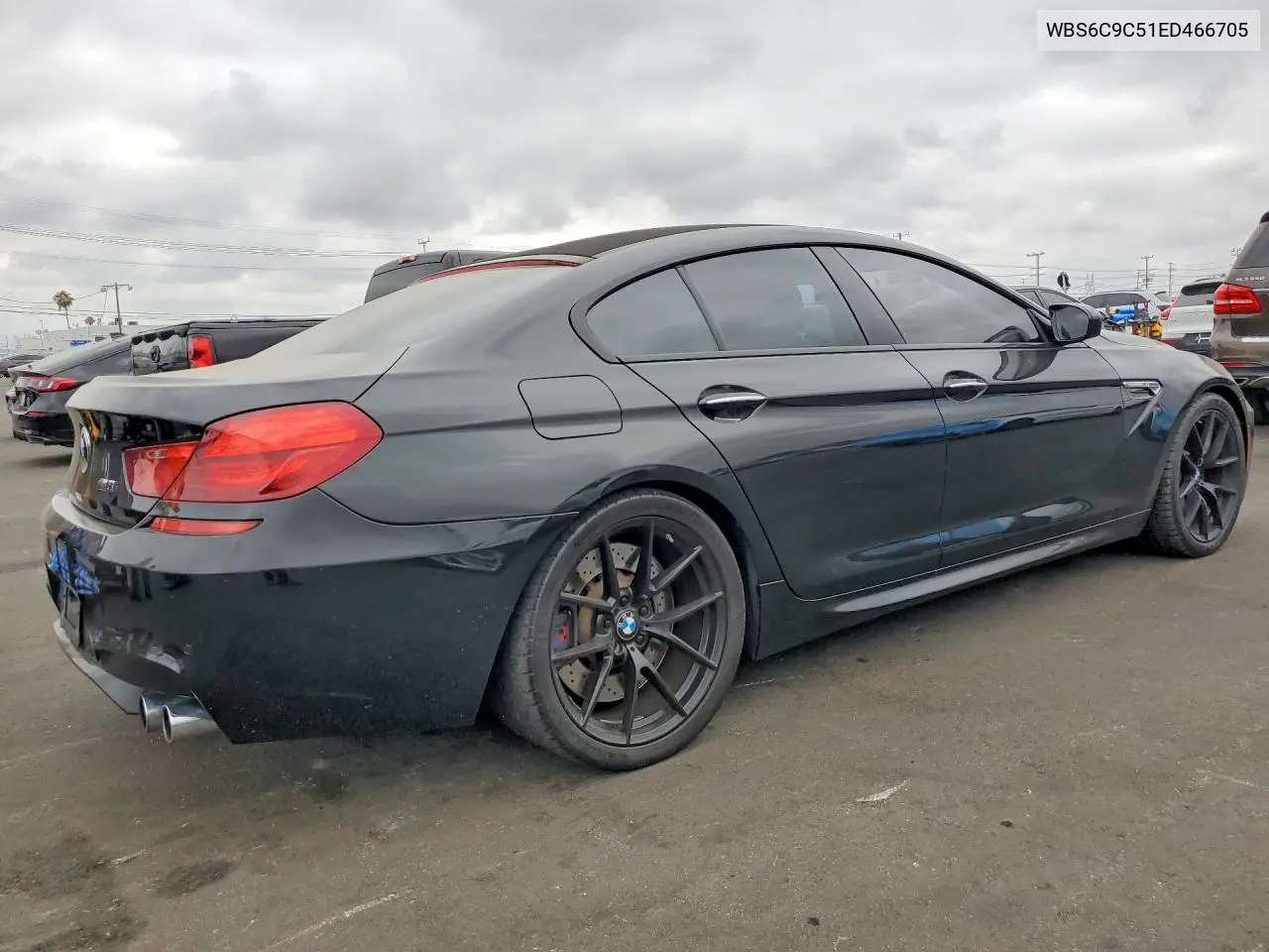 2014 BMW M6 Gran Coupe VIN: WBS6C9C51ED466705 Lot: 59636856