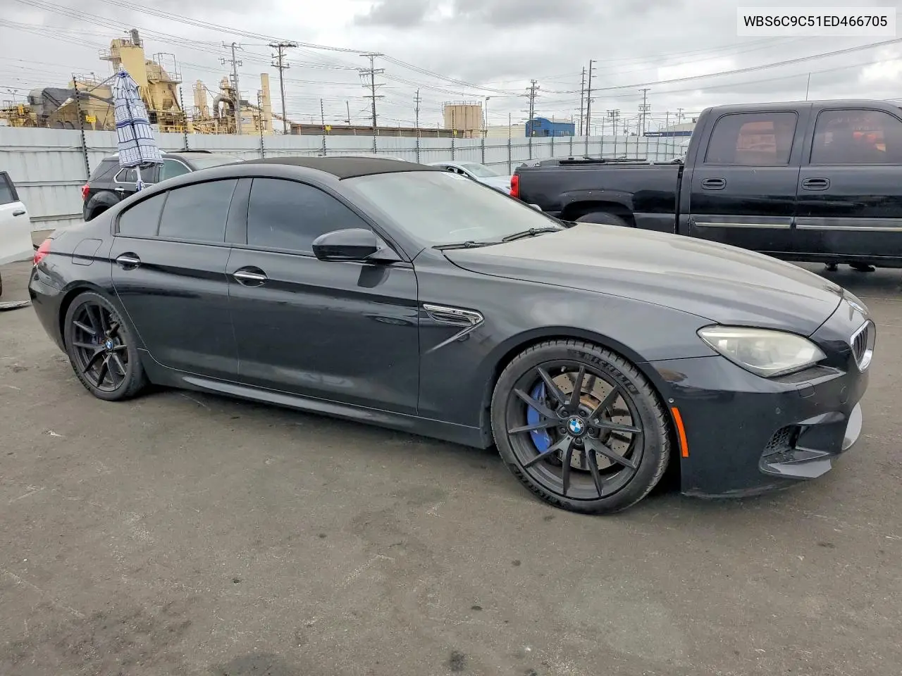 2014 BMW M6 Gran Coupe VIN: WBS6C9C51ED466705 Lot: 59636856