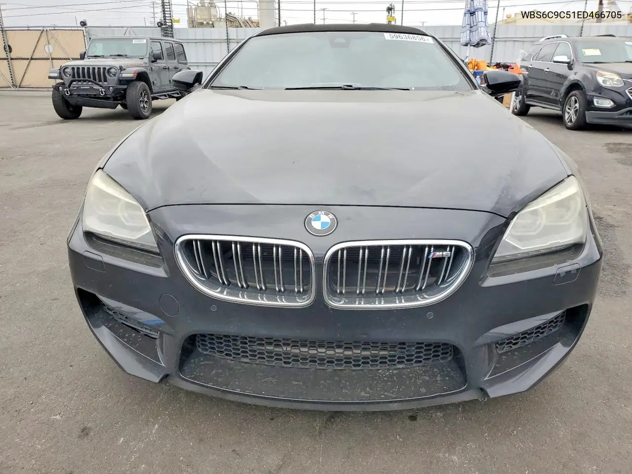 2014 BMW M6 Gran Coupe VIN: WBS6C9C51ED466705 Lot: 59636856